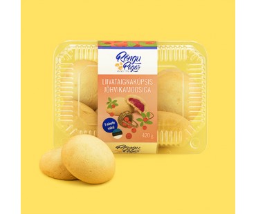 Liivataignaküpsis jõhvikamoosiga 